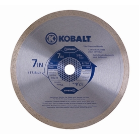Kobalt 7-In Wet/Dry Continuous Diamond Saw Blade Tl7d