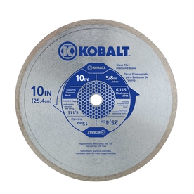 Kobalt 10-In Wet Continuous Diamond Saw Blade 30825