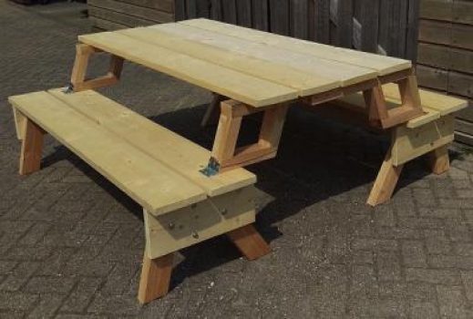 table that folds into a bench