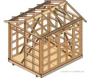 8'x10' Storage Shed Plans