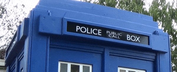 Tardis Plan : Banner Sign