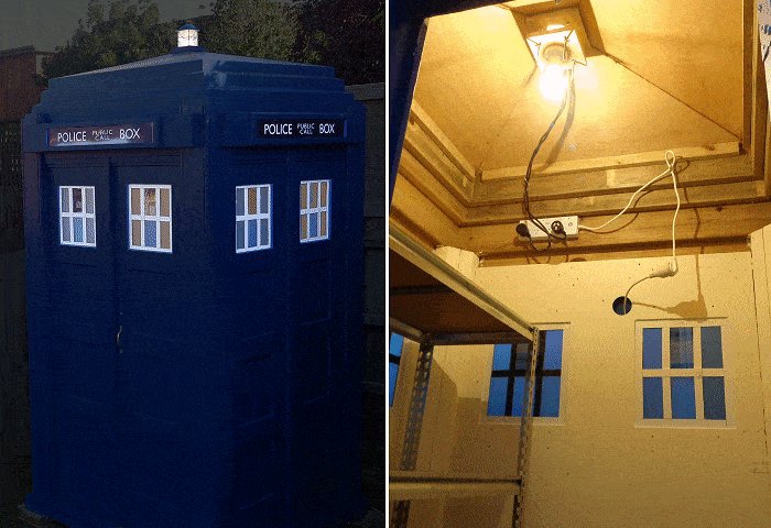 Tardis Lights On