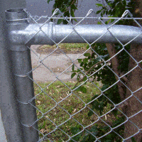 How to make a pipe and chain-link mesh fence | BuildEazy