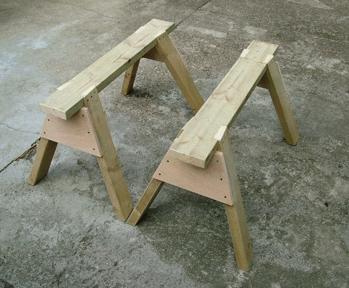 How To Build A Sawhorse BuildEazy   Sawhorse Edmund 720 